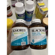 Blackmores Odourless Fish Oil Mini Caps Odorless Fish Oil 200 Tablets