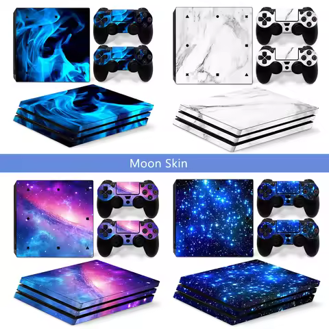 For PS4 Pro Console Skin Vinyl Decal for PS4 Pro Game Accessories Sticker Cover Wrap for PS4 Pro Ski