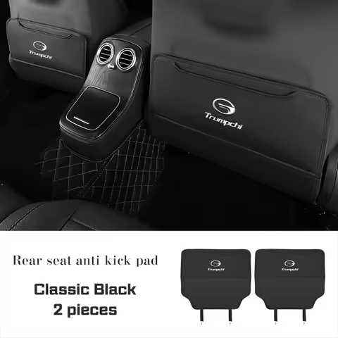 Car Seat Back Anti-kick Pad with Storage Bag Rear Anti-Wear Mat For GAC MOTOR Trumpchi GS4 GS5 GS8 G