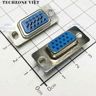 [10 Pieces]- DB15 Port 15 Pins Straight 3 Rows Solder Wire Connector TechZone Viet