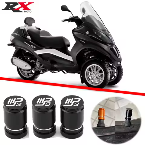 3 pieces For Piaggio MP3 250 300 500 MP3250 MP3300 MP3500 Motorcycle Accessories Tire Valve Air Port