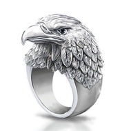 Eagle Ring/Men's Ring Three-Dimensional Eagle Silver/Vintage 3D Eagle Viking Ring For Men - Gothic P