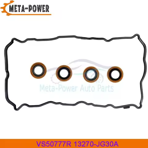 2sets Engine Cylinder Head Valve Cover Gasket Spark Plug Seal VS50777R 13270-JG30A for 2007-2012 Nis