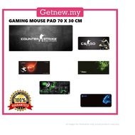 GAMING MOUSE PAD 70 X 30 CM PLAIN AND IMAGES