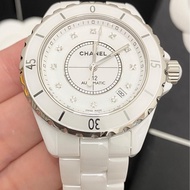保證專櫃真品 新款錶扣❤️92成新 附購買證明、保固 12鑽 38mm Chanel 香奈兒 J12 機械錶