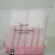 Excue White Make Up Remover Cotton Pads / Facial Cotton Supper Soft / Kapas Muka Putih - 80pcs