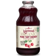 Lakewood Organic Pure Tart Cherry Juice, Not from Concentrate, Fresh Pressed Tart Cherry Juice Glute
