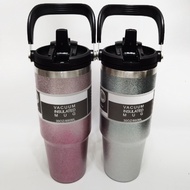 New Gradient Diamond 890ML Tumbler Stainless Steel Bottle Water Bottle With Straw Insulated Flask Bo