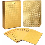 EAY Gold Waterproof Playing Cards - Poker Games