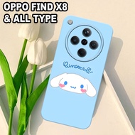 G60 - Latest OPPO FIND X8 Softcase 2024 - Flexible rubber material - CINNAMOROL Motif - Latest OPPO 