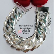 Original Silver 925 Bangle Lipan w3.25cm L24cm