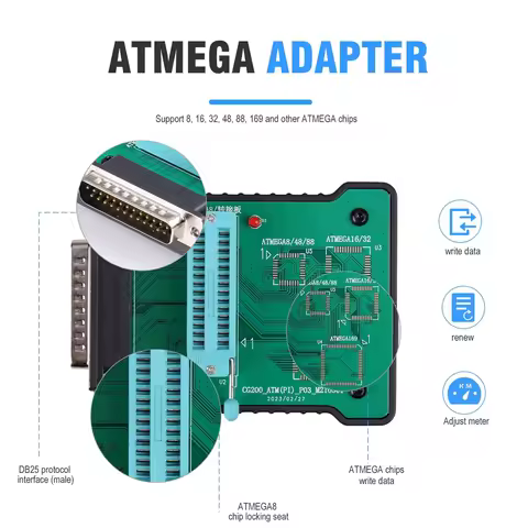 2026 CGDI CG100X Programmer for Airbag Reset and Chip Reading Support MQB Add RH850 R7F701407 Get Fr