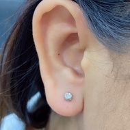 PrincelyDiamond ต่างหูเพชรแท้6ตังทอง9k