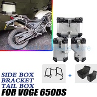 Customized Side Luggage Bracket ForVOGE 650DS DS650 650 DS Motorcycle Trunk Rear Top Case Box Saddle