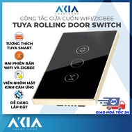 Công tắc cửa cuốn Tuya Wifi/ Zigbee Akia - Điều khiền từ xa Hẹn giờ bật tắt Kết nối app Smart Life v
