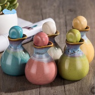 [LI] Ceramic Fragrance  Bottle Aromatherapy Empty Storage Container 60ml 【IE】