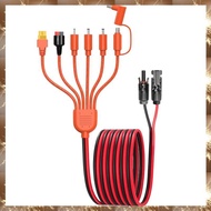 (Y O Q N)Solar Panel Charger Cable 1.8m  Connector for   DC7909 DC653012AWG Power Cord  Storage