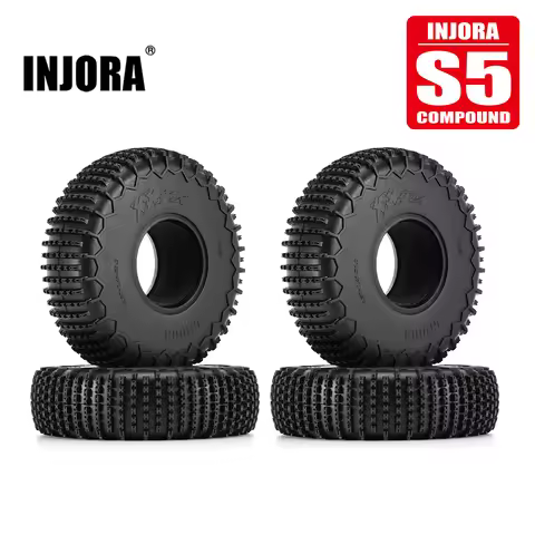 INJORA S5 122*36mm 1.9" XHX Pin Wheel Tires for 1/10 RC Crawler Car (T1923)