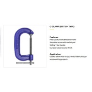 Remax G Clamp British Type G Pengapit