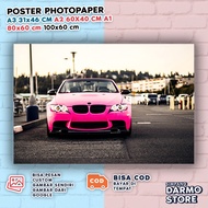 Bmw Sports Car Poster Various Types M3 M4 i8 X1 X3 M5 M6 Sport Car Can Request BMWX-93 Images