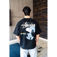 S.T.U.S.S.Y Men's/Women's Unisex T-shirt Made of High Quality Cotton, Round Neck, Short Sleeves, Loo