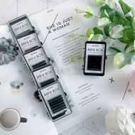 [Arrival The Next Day] C & CHAT MiniBox Eyelash Grafting Eyelashes False Roll D 8-14mm 6 Row Materia