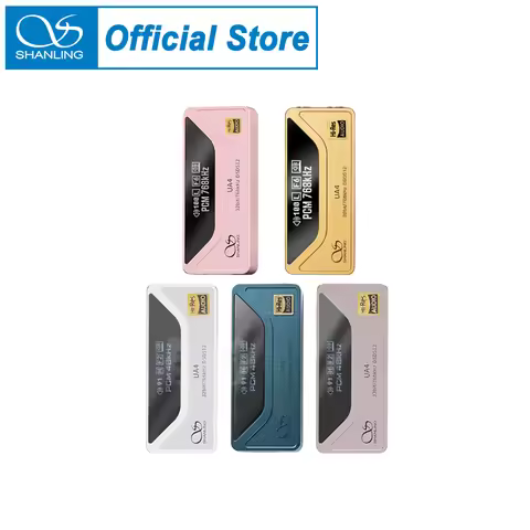 SHANLING UA4 Blue Portable USB DAC AMP Headphone Amplifier Hi-Res Audio ES9069Q dual RT6863 PCM768 D