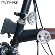 TWTOPSE AL7075 Bike Bicycle Hinge Clamp Plate For Brompton Folding Bike 3SIXTY