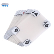 Transparent Plastic Waterproof Poker Novelty Poker Index Playing Cards