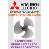 Original Mitsubishi Electric Curve Type Fan Blade For Tatami Fan Wall Fan Model R18-GS R18A-P W-18-G