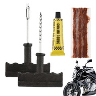 ♟Car Tire Repair Kit Tractor Flat Tire Puncture Repair Economical Tire Plug Kit Universal 6pcs T ☾☺