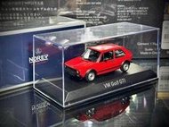 NOREV 1/43 Volkswagen VW Golf 1 GTI Year 1976 red 1:43 小鋼炮