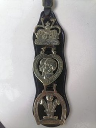 Royal wedding 1981 Prince Charlie and Lady Diana Spencer horse brasses 1981年查理斯王子 及戴安娜新婚黃銅馬扣