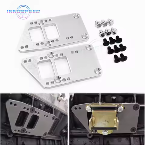 Auto Car Accessories LS Engine Mounts Billet Aluminum LS Swap Kit LS Adapter Plates Kit LS2 LS3 LS6 