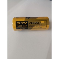 26650 5000mAh 3.7V Rechargeable Lithium-Ion Battery