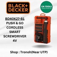 BLACK + DECKER DB40K27 Cordless Straight Driver Drill / Battery Drill / Straight Battery Drill / Dri