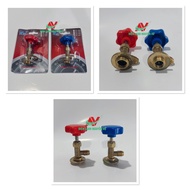 Gas can unlock valve 600a, 134a - Lock valve to open gas cans 600a and gas cans 134a