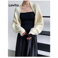 LOVITO Elegant Plain cardigan