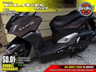 Honda Click 160 SD01 Package Concept Quality Printed Sticker Decal | custom made by DarkBenz