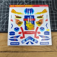 battle b-daman sticker cobalt blaster vynil repro bdaman