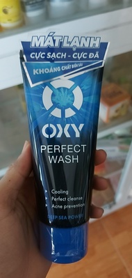 ữa Rửa Mặt 100ml Oxy Sạch Nhờn Mát Lạnh Oxy Perfect Wash.