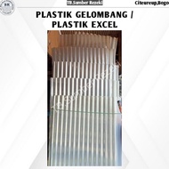 Plastik Gelombang / Asbes Transparan / Bening