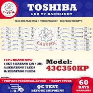 43C350KP TOSHIBA 43 INCH LED TV BACKLIGHT ( LAMPU TV ) 43C350 43-C350KP 43C 350KP
