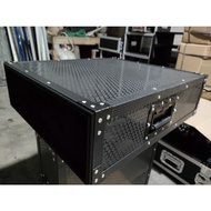 Hardcase Power Amplifier 3U HPL Import Without Cover HC 3U Amplifier Cabinet