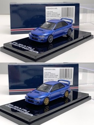 HJ1/64 Subaru IMPREZA 22B STi GC8 Modified Rally/European Customized Version Alloy Car Model