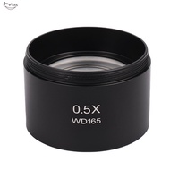 Wd165 0.5X Stereo Microscope Auxiliary Objective Lens Barlow Lens with 1-7/8 Inch(M48Mm)Mounting Thr
