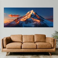 Art reproduction Quadro soggiorno grande montagne innevate  quadro xxl decorazione da parete quadro 
