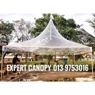 Canopy Arabic Transparent 20'x20