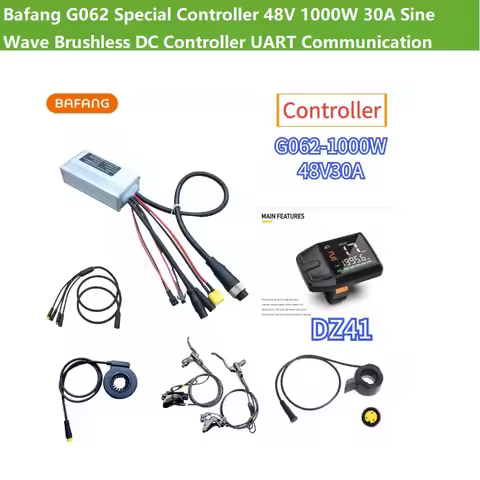 Bafang G062 Special Controller 48V 1000W 30A Sine Wave Brushless DC Controller UART Communication