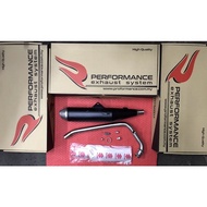 RACINGLINE SUZUKI RAIDER 150 FI 32mm JET FLOW BACK PRESSURE EXHAUST EKZOS STANDARD CUTTING(FOC COVER